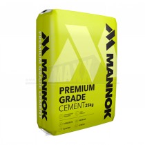 Mannok Premium Grade Cement 25Kg in Plastic Bag
