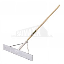 Bulldog Alloy Spazzle with 60" Handle (for levelling & moving Tarmac)