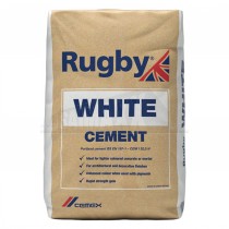 Rugby WHITE Portland Cement 25Kg Paper Bag