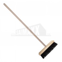 Readymade PVC Bristle 18" Wide Wooden Broom & Handle