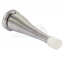 Ashley Spring Door Stops 2pk Silver Nickel Finish