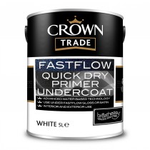 Crown Trade Fastflow Quick Dry Primer Undercoat WHITE 5L