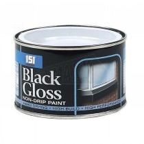 151 Black Gloss Non Drip Paint 180ml