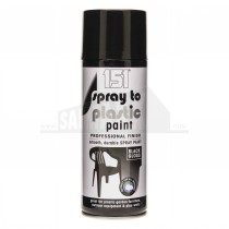 Spray to Plastic Paint 400ml Black Gloss