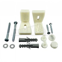 Timco Adjustable Toilet Pan WC/Bidet Side Fixing Kit (1 Pair per Pack)