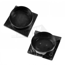 Clark Domestic Linear Drainage Channel Outlet/Stopper End Caps PAIR