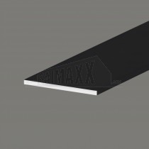 6mm Thick Flat Architrave 5m uPVC Black