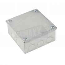 Surface Steel Adaptable Box with Knockouts Galvanised