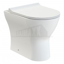 Freya Rimless Back to Wall (BTW) Toilet Pan with Soft Close Seat