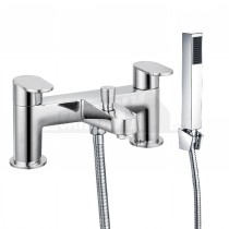 Dani Bath Shower Mixer c/w Shower Hose, Head & Bracket Chrome