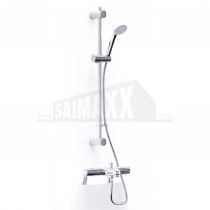 Inta Trade Tec Thermostatic Bath Tub Shower Mixer with Riser Rail Kit