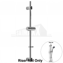 Inta Modern Flexible Sliding Shower Riser Rail Kit Only