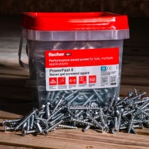 Fischer Power Fast II Screws 4.0mm x 50mm 800pc Bucket