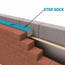 ARC 4 Hour Fire Rated Cavity Stop Sock 160 x 120 x 1200mm (150mm Cavity)