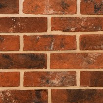 Olde Works Red-Orange Stock Facing Brick SAMPLE PANEL