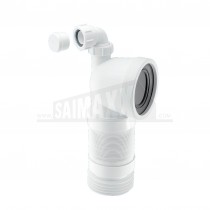 McAlpine 90 Degree Flexible Extendable Pan Connector 4" & 1.25" Inlet WC-CON8FV