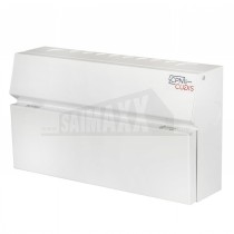 CPN Lumo Metal SPLIT LOAD Dual 63A RCD Consumer Unit 12 way - with 10 MCBs