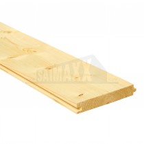 22 x 150 x 4200 mm Nom TONGUE & GROOVED Softwood 6" Floorboard 18x135mm Fin