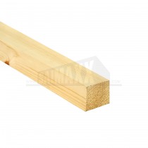 50 x 50 x 3000mm PSE Planed Softwood Timber 5th Redwood (Finished: 44x44mm)