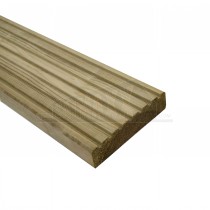 32 x 150 x 3600 mm Nom Softwood Treated Timber Garden Decking Board