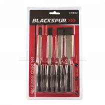 Blackspur 4pc Firmer (Wood) Chisel Set