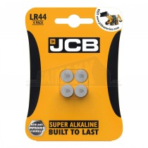 JCB Alkaline LR44 1.5v Batteries 4pc
