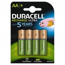 Duracell Rechargeable Batteries 2500mAh (1.2V) 4pc AA