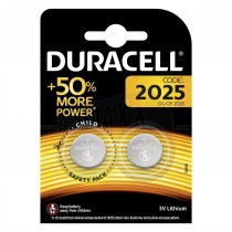 Duracell 3V Lithium Batteries 2pc CR2025