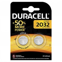 Duracell 3V Lithium Batteries 2pc CR2032