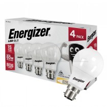 Energizer LED GLS Bulb BC/B22 (Large Bayonet) WARM WHITE 8.5w(60w) 4pk