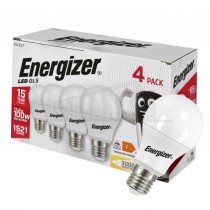 Energizer LED GLS Bulb E27 (Large Screw) WARM WHITE 13.5w (100w) 4pk