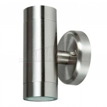 Powermaster Dual Illumination Wall Light Stainless Steel