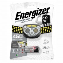 Energizer Vision Ultra Headlamp 450 Lumens 7 modes