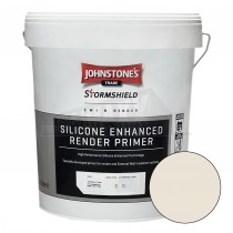 Johnstone's Stormshield Silicone Enhanced Render PRIMER 15L Tub IVORY