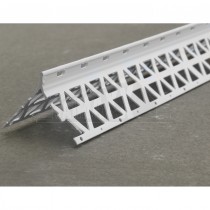 PVC PLASTIC Render 10mm Corner Bead WHITE 3.0m