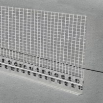 PVC PLASTIC Render 6mm Stop Bead With Mesh 2.5m