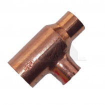 Endfeed Copper Reducing Tee (both ends reduced) 15x15x22mm (L-2-R-2-C)