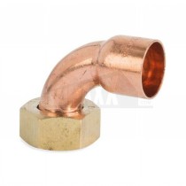 Endfeed Copper Bent Tap Connector 15mm x 1/2"