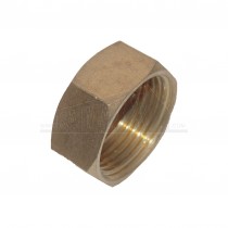 Compression Brass Blank CAP (Nut) 3/4"