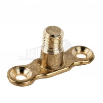 Munson Ring Standard Length MALE Back Plate BRASS Finish M10 Thread