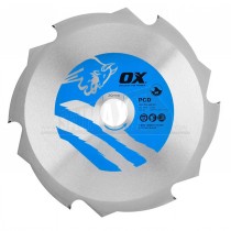 OX PCD Ultimate FIBRE CEMENT Diamond Tipped Circular Saw Blade 235mm x 30mm