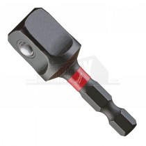 Milwaukee Shockwave Impact 1/4" Hex -> 1/2" Sockets Adaptor