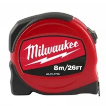 Milwaukee Slimline Tape Measure 8m/26ft (25mm blade)