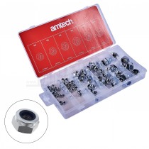 Amtech 100pc Locking Nut Assortment Set