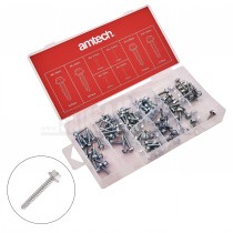 Amtech 120pc Self Drilling Screw Assortment Set