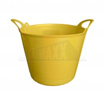 14 Litre Flexible Tub Bucket YELLOW