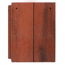 Russell Lothian 145 Concrete Roof Tile 16.5x13" Smooth Cottage Red