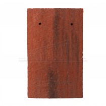 Russell Concrete Plain Smooth Roof Tiles Eaves (Half) COTTAGE RED