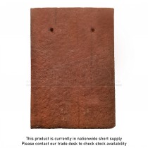 Marley Plain Standard Concrete Roof Tile 10.5x6.5" Old English Dark Red (Smooth)