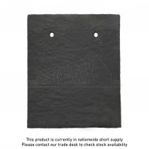 Marley Plain Eaves Half Concrete Roof Tile 8x6.5" Smooth Grey (Smooth Finish)